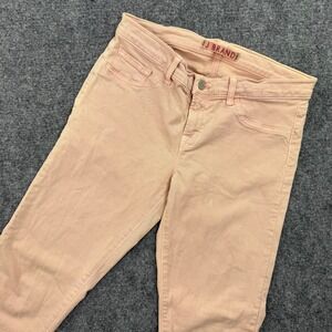 J Brand Skinny Leg Orchid Jeans Women Size 29 Cotton Lycra Blend Flaw